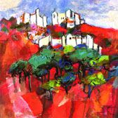Andalucian Red  (30 x  30 cm)